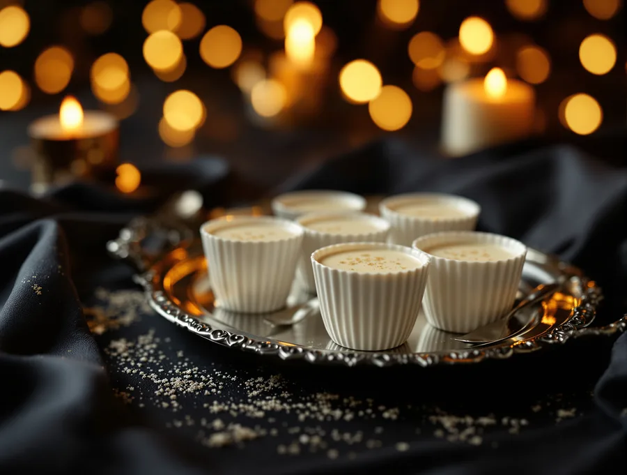 Amarula em copos de chocolate